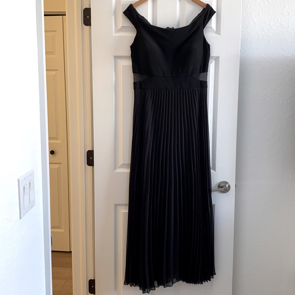 XSCAPE black long dress